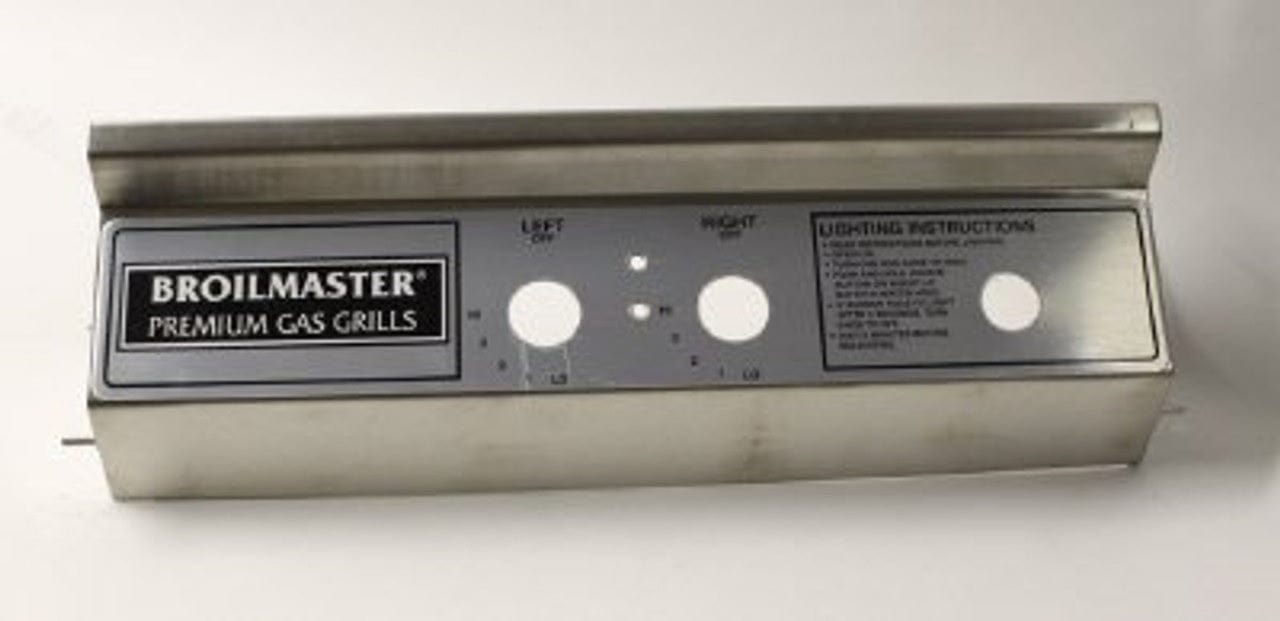 Broilmaster Control Panel and Label Broilmaster - Control Panel and Label Assy, Stainless Steel fits P4X - B101515