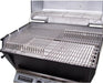 Broilmaster Gas Grill Head Broilmaster - SS Smoker Shutter, SS Rod Multi-Level Grids, Flare Busters, SS Griddle, LP