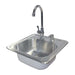 Cal Flame Sink CalFlame -  S/S Sink w/ Faucet & Soap Dispenser