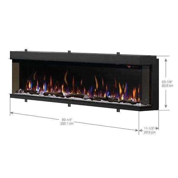 Dimplex Electric Fireplace 100" Dimplex - IgniteXL® Bold Built-in Linear Electric Fireplace