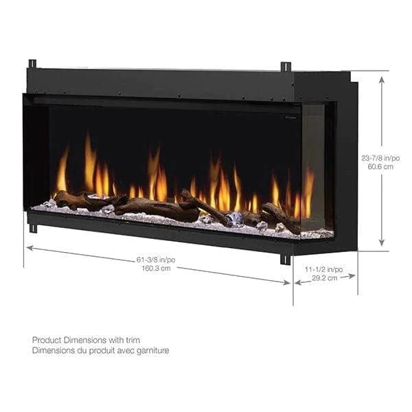 Dimplex Electric Fireplace 60" Dimplex - IgniteXL® Bold Built-in Linear Electric Fireplace
