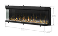 Dimplex Electric Fireplace 88" Dimplex - IgniteXL® Bold Built-in Linear Electric Fireplace