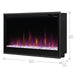 Dimplex Electric Fireplace Dimplex - 42" Multi-Fire® SL Slim Built-in Linear Electric Fireplace - X-PLF4214-XS