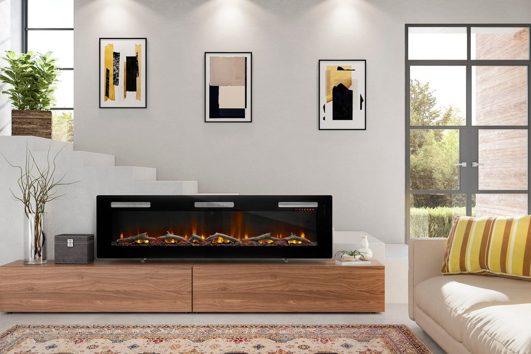 Dimplex Electric Fireplace Dimplex - Sierra 72" Wall-mounted / Built-In Linear Electric Fireplace