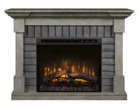 Dimplex Electric Fireplace Mantel Dimplex - Royce Mantel in Smoke Stack grey finish - X-DM28-1924SK(mantel only)