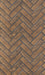 EAF Brick Panel EAF - Clinker Herringbone - 5/8" Thick, Standard Brown