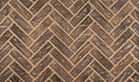 EAF Brick Panel EAF - Clinker Herringbone - 5/8" Thick, Tavern Brown