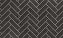 EAF Brick Panel EAF - Herringbone - 5/8" Thick, Black Tie
