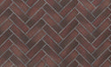EAF Brick Panel EAF - Herringbone - 5/8" Thick, Old Town Red
