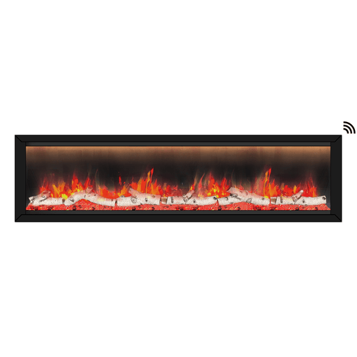 Fire Pits USA Allegro Series 58" - 82" Multi-sided, Smart Electric Fireplace by Dynasty Fireplaces