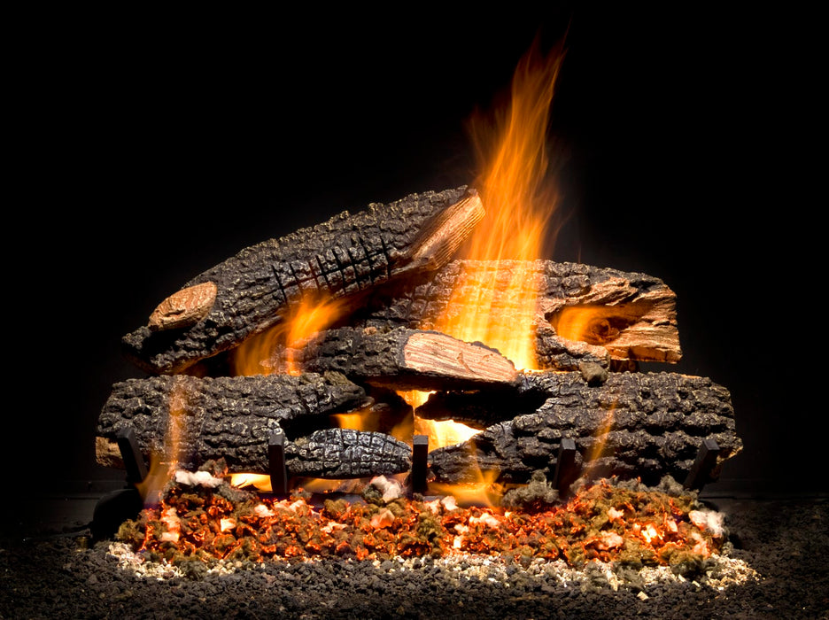 Golden Blount Log Set Golden Blount - Texas Bonfire Charred Log Set