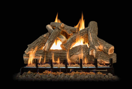 Grand Canyon Gas Logs Gas Logs AZ Weathered Oak See Through Vented Indoor/Outdoor Logs By Grand Canyon Gas Logs