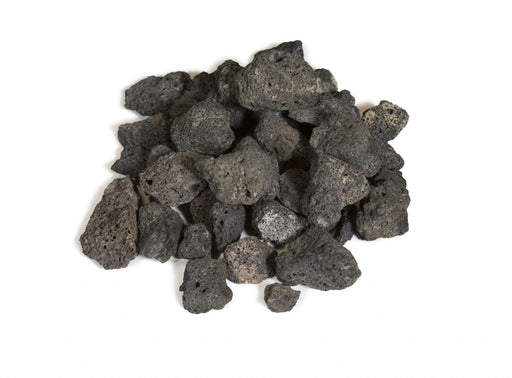 Grand Canyon Gas Logs Media Kit Black Volcanic Rock- 10 Pound Bag By Grand Canyon Gas Logs