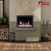 Litedeer Electric Fireplace Insert LiteStar 33 inch Wifi Smart Electric Fireplace Insert with App Crackling Sounds - ZEF38VC33, Black