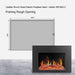 Litedeer Electric Fireplace Insert LiteStar 38" Smart Wifi Electric Fireplace Insert with App Crackling Sounds - ZEF38VC, Black