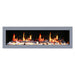 Litedeer Electric Fireplace Litedeer Gloria II 58" Smart Push-in Electric Fireplace with App - ZEF58VS, Silver White