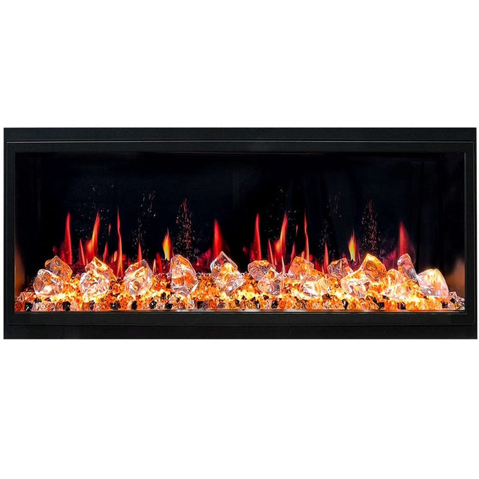 Litedeer Electric Fireplace Litedeer Latitude 45" Smart Control Electric Fireplace with App Real flame Crystal Decor Media Wifi Enabled
