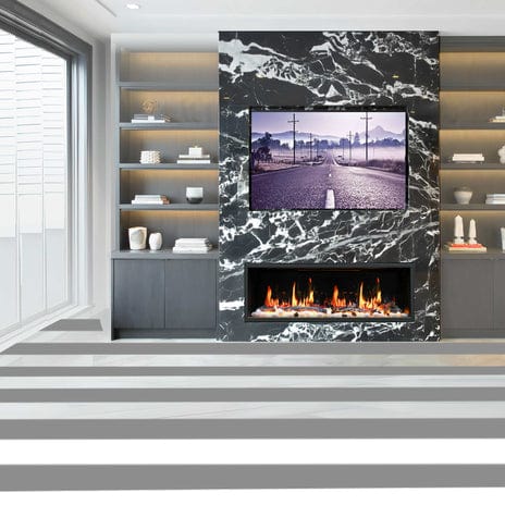Litedeer Electric Fireplace Litedeer Latitude 45" Ultra Linear Electric Fireplace with Smart App - ZEF45X Black