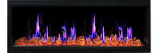 Litedeer Electric Fireplace Litedeer Latitude 55" Smart Built-in Linear Electric Fireplace Wifi Enabled with Crackling Sounds - ZEF55VA, Black