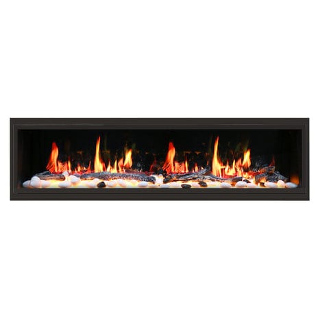 Litedeer Electric Fireplace Litedeer Latitude 65" Ultra Slim Electric Fireplace with Smart App - ZEF65X, Black