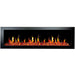 Litedeer Electric Fireplace Litedeer Latitude 68-in Smart Wall Mounted Electric Fireplace with Wifi Amber Glass - ZEF68XA