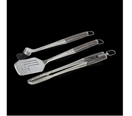 3pc Barbecue Tool Set Stainless Steel Bbq Grilling Accessories Set
