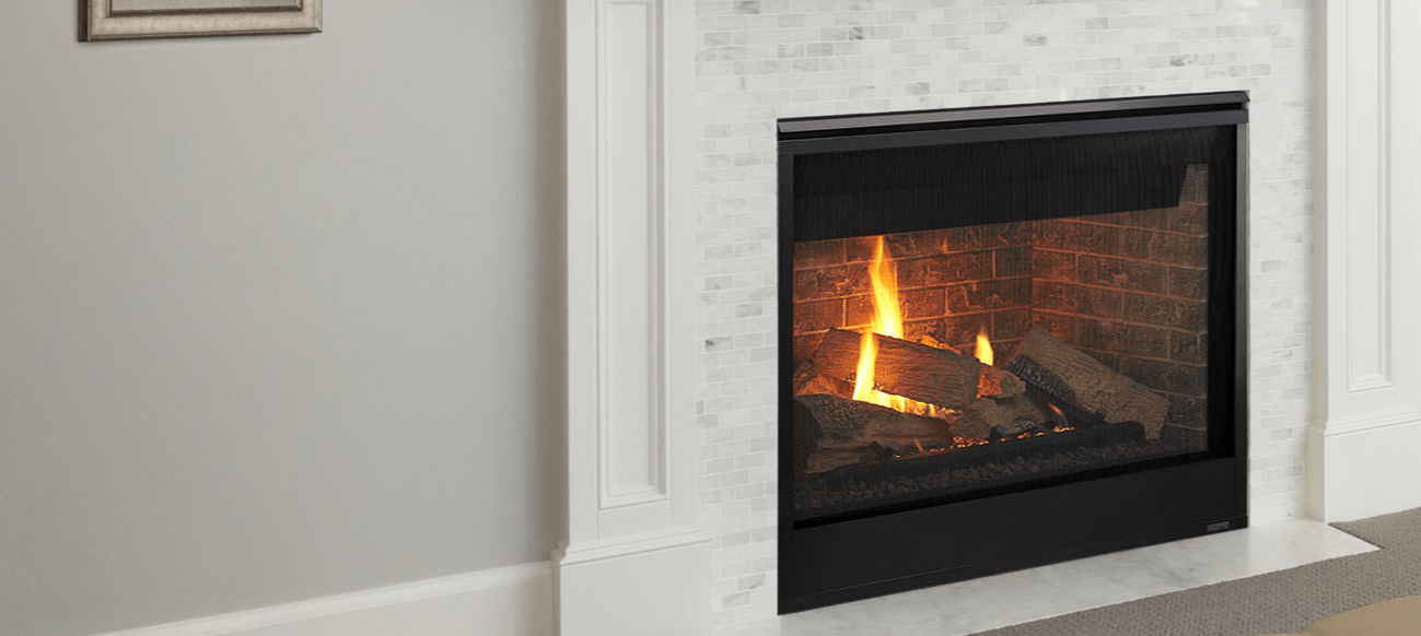 Majestic Direct-Vent Fireplace Majestic - Meridian 36" top/rear direct vent unit with Intellifire Touch ignition-MERID36IN
