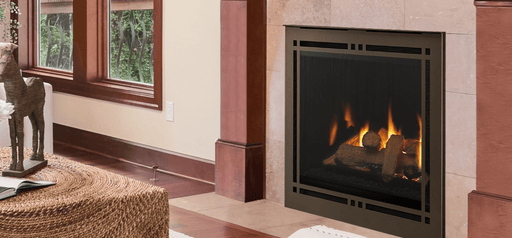 Majestic Direct-Vent Fireplace Majestic - Meridian 42" top/rear direct vent unit with Intellifire Touch ignition-MERID42IL