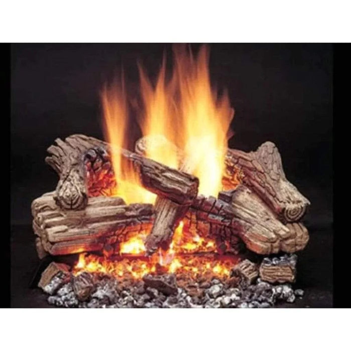 Majestic Gas Log Set Majestic - 6-piece Refractory Cement log set for VDY24/18. 18" rear log for narrow back fireplaces-VDY24/18D3R