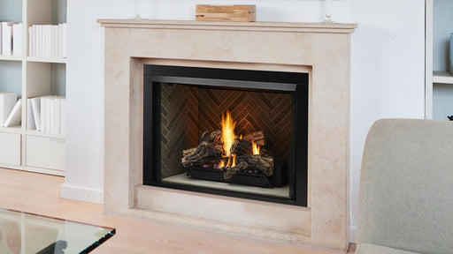 Monessen Hearth Clean Face Firebox Monessen Hearth - 32" Lo-Rider Clean Face Firebox with Cement Gray Stacked Traditional interior panels - LCUF32CR-C