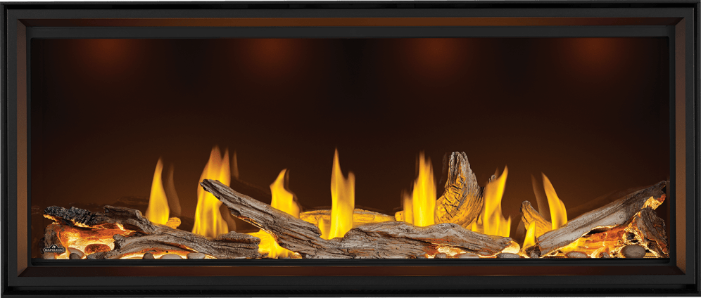 Napoleon Direct Vent Fireplace Napoleon - Tall Linear Vector Direct Vent 62" Natural Gas Fireplace