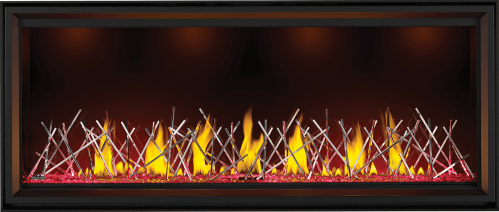 Napoleon Direct Vent Fireplace Napoleon - Tall Linear Vector Direct Vent 62" Natural Gas Fireplace