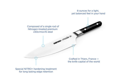 Nomad Grills Knife NOMAD 8” Chef Knife