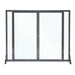 Pilgrim Fireplace Screens Pilgrim - FGND Full Height Door Glass PG 18447 Matte black finish, 39”W x 31”H