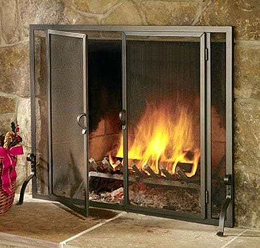 Pilgrim Fireplace Screens Pilgrim - Full Height Operable Door, 44” x 33”