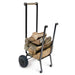 Pilgrim Log Racks & Carts Pilgrim - Big Wheel Wood Cart  PG 18557 Vintage Iron 18”W x 19”D x 43”H