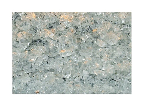 Plaza Fireplace Media Plaza Fireplace - Crushed Glass, Clear Frost, approx. 1 sq. ft - DG1CLF