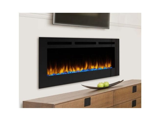 SimpliFire Linear Electric Fireplace SimpliFire - 40" Allusion recessed linear electric fireplace - SF-ALL40-BK