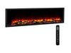 SimpliFire Linear Electric Fireplace SimpliFire - 55" & 78", Scion Clean Face Linear Electric Fireplace - SF-SC55-BK