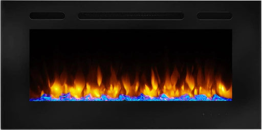 SimpliFire Linear Electric Fireplace SimpliFire - 60" Allusion recessed linear electric fireplace -BK-ALL60-BK