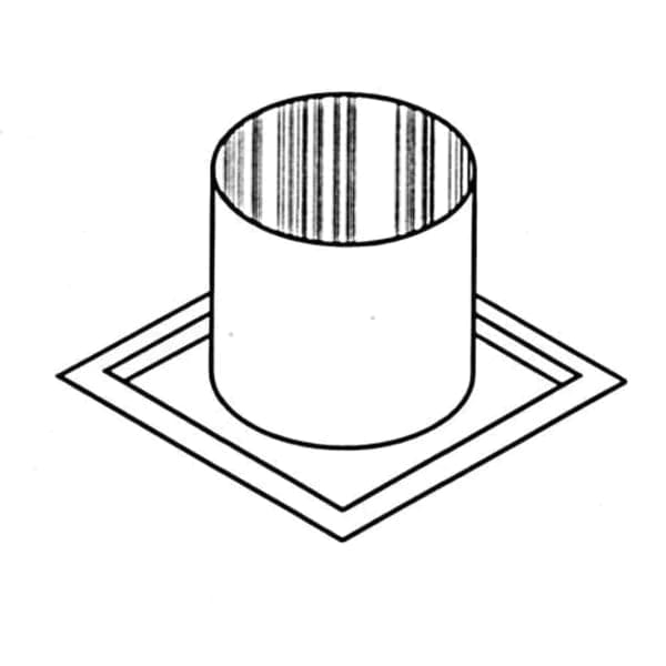 Superior Wood-Burning Chimney Superior - Firestop Thimble (Use when penetrating a joist) - 38FST