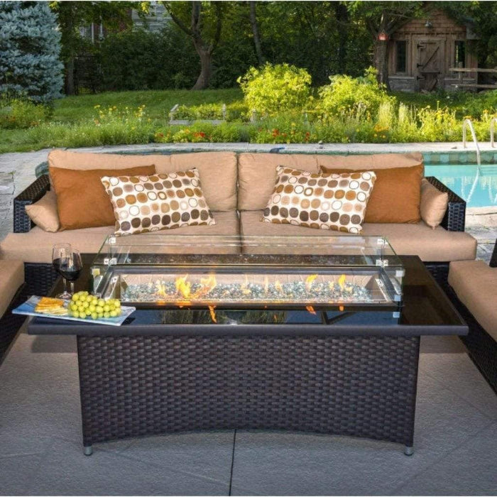 The Outdoor Greatroom Fire Pit Table The Outdoor Greatroom - Balsam Montego Linear Gas Fire Pit Table - MG-1242-BLSM-K