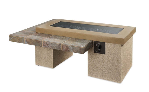 The Outdoor Greatroom Fire Pit Table The Outdoor Greatroom - Black Uptown Linear Gas Fire Pit Table - UPT-1242
