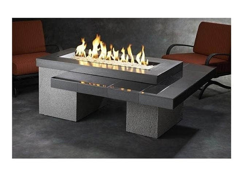 The Outdoor Greatroom Fire Pit Table The Outdoor Greatroom - Black Uptown Linear Gas Fire Pit Table w/Direct Spark Ignition - UP1242DSING