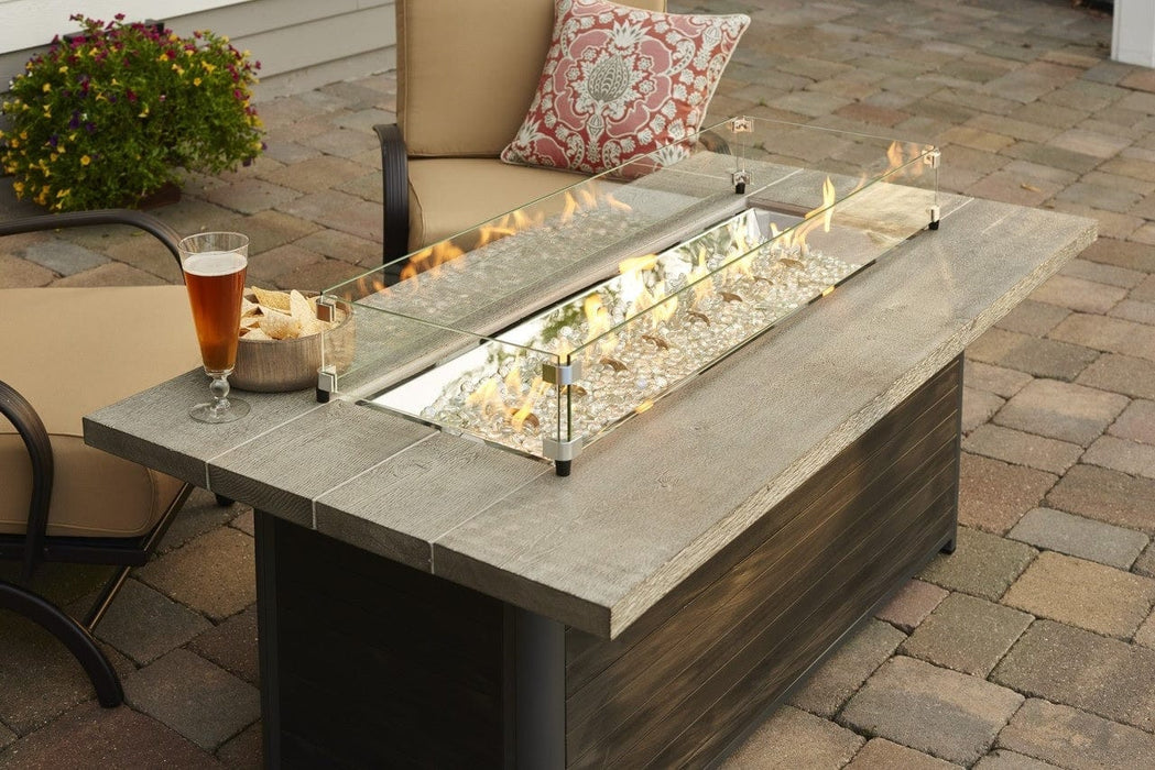 The Outdoor Greatroom Fire Pit Table The Outdoor Greatroom - Cedar Ridge Linear Gas Fire Pit Table - CR-1242-K