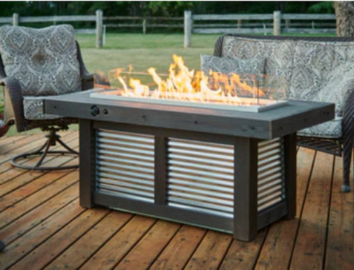 The Outdoor Greatroom Fire Pit Table The Outdoor Greatroom - Denali Brew Linear Gas Fire Pit Table - DENBR-1242