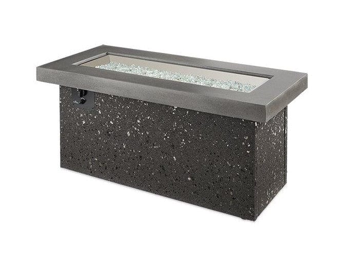 The Outdoor Greatroom Fire Pit Table The Outdoor Greatroom - Grey Key Largo Linear Gas Fire Pit Table w/Direct Spark Ignition