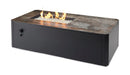 The Outdoor Greatroom Fire Pit Table The Outdoor Greatroom - Kinney Rectangular Gas Fire Pit Table - KN-1224