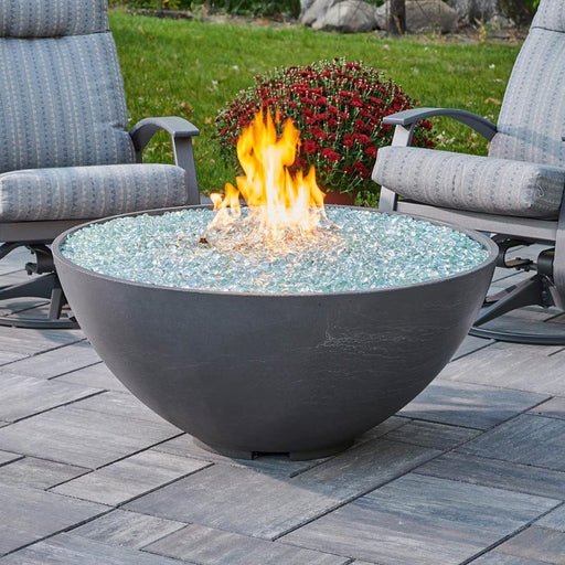 The Outdoor Greatroom Fire Pit Table The Outdoor Greatroom - Midnight Mist Cove Edge 42" Round Gas Fire Pit Bowl - CV-30EMM