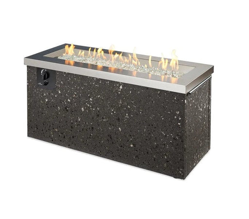 The Outdoor Greatroom Fire Pit Table The Outdoor Greatroom - Stainless Steel Key Largo Linear Gas Fire Pit Table w/Direct Spark Ignition  - KL1242SDSING